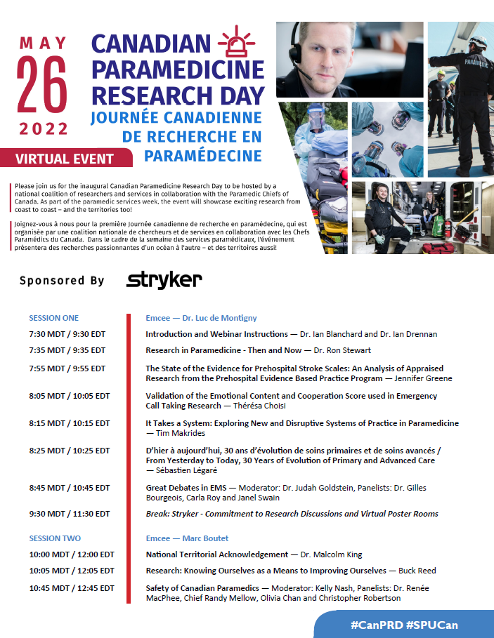Canadian Paramedicine Research Day_pg. 1