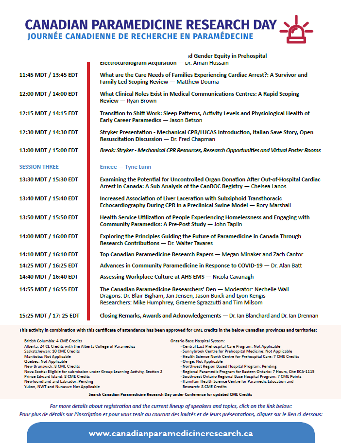 Canadian Paramedicine Research Day_pg. 2